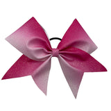 Pink Ombre Glitter Bow