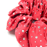 Satin Rhinestone Scrunchies (6 shades available)