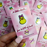 Cheerleading Good Luck Duck Pins