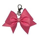 Glitter Bow Keyring