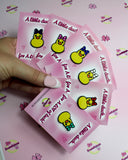 Cheerleading Good Luck Duck Pins
