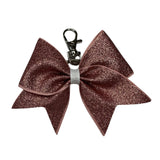 Glitter Bow Keyring