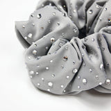 Satin Rhinestone Scrunchies (6 shades available)
