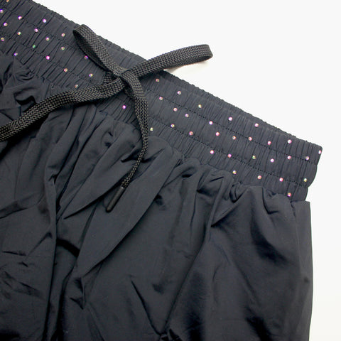 Butterfly Shorts with Rhinestone Waistband