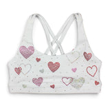 Paris Rhinestone Sports Bra