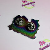 Cheerleading Hit Zero Rainbow Enamel Pin