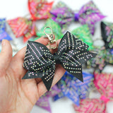 Aisha Rhinestone Bow Keyring
