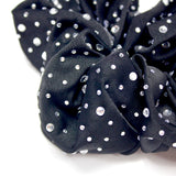 Satin Rhinestone Scrunchies (6 shades available)