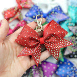 Julietta Rhinestone Bow Keyring