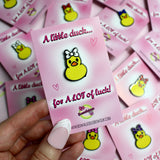 Cheerleading Good Luck Duck Pins