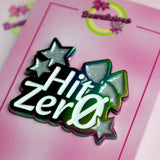 Cheerleading Hit Zero Rainbow Enamel Pin
