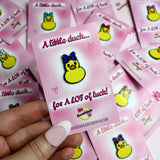 Cheerleading Good Luck Duck Pins