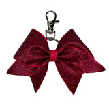 Glitter Bow Keyring