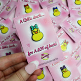 Cheerleading Good Luck Duck Pins