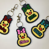 Glitter Lucky Duck Keyring
