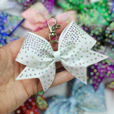 Gianna Rhinestone Bow Keyring