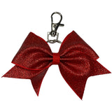 Glitter Bow Keyring