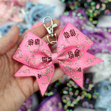 Minnie Mouse Rhinestone Bow Keyring