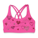 Paris Rhinestone Sports Bra