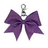 Glitter Bow Keyring