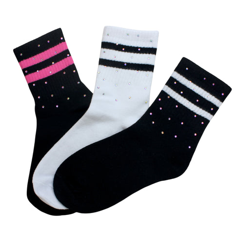 Rhinestone socks (3 sizes available)
