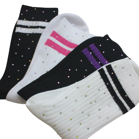 Rhinestone Socks (Adult Sizes Only)
