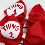 Thing 1 & Thing 2 Bows