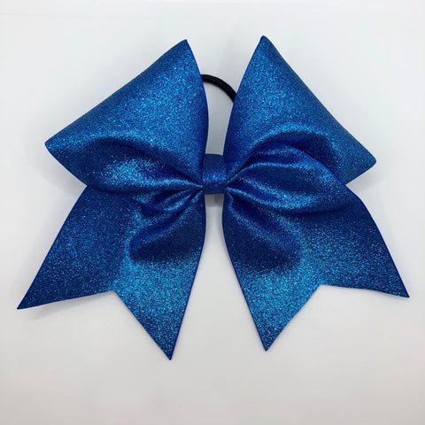 Royal Blue Glitter Bow
