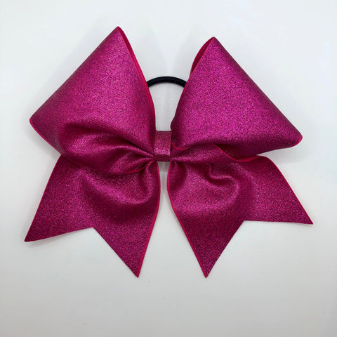 Hot Pink Glitter Bow