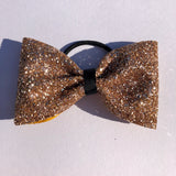 Rose Gold Tailless Glitz Bow - Bowalicious Bows UK