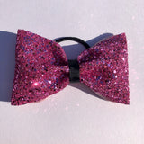 Pink Tailless Glitz Bow - Bowalicious Bows UK