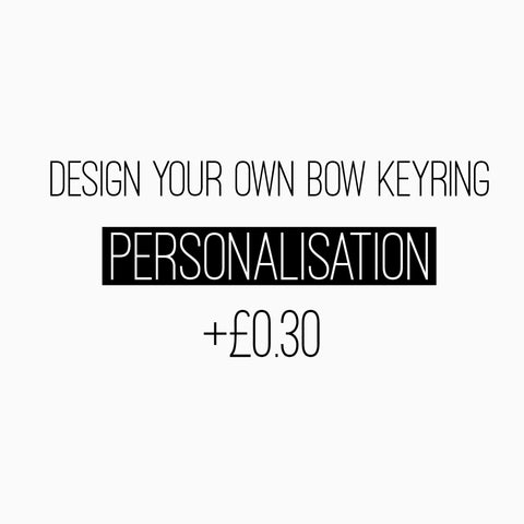 Personalisation (+0.30) - Bowalicious Bows UK