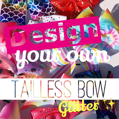 GLITTER Tailless Bow