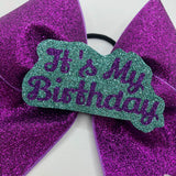 It's My Birthday Glitter Bow