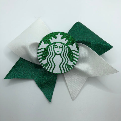 Starbucks Glitter Bow