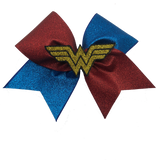 Wonder Woman Glitter Bow