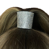 Large rhinestone hair cuff