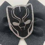 Black Panther Glitter Bow