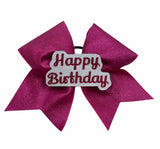 Happy Birthday Glitter Bow
