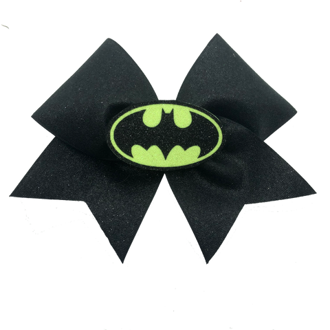 Batman Glitter Bow