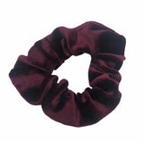 Burgundy Velvet Scrunchie