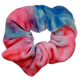 Bubblegum Tie dye Velvet Scrunchie