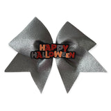 Happy Halloween Glitter Bow
