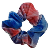 Candyfloss Tie dye Velvet Scrunchie