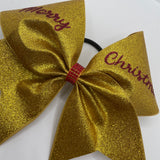 Merry Christmas Glitter Bow