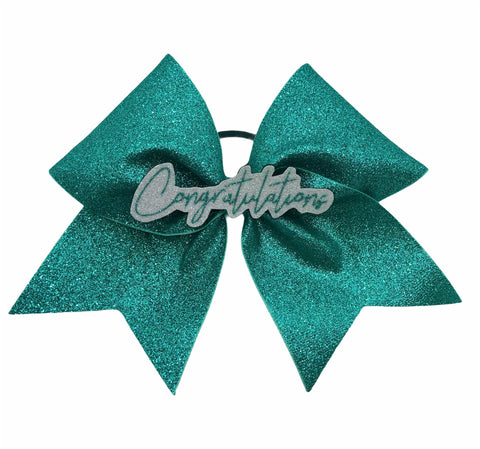 Congratulations Glitter Bow