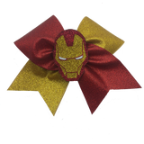 Iron Man Glitter Bow