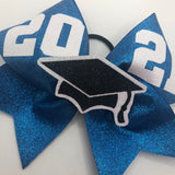 Graduation Year Glitter Bow