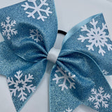 Snowflake Glitter Bow